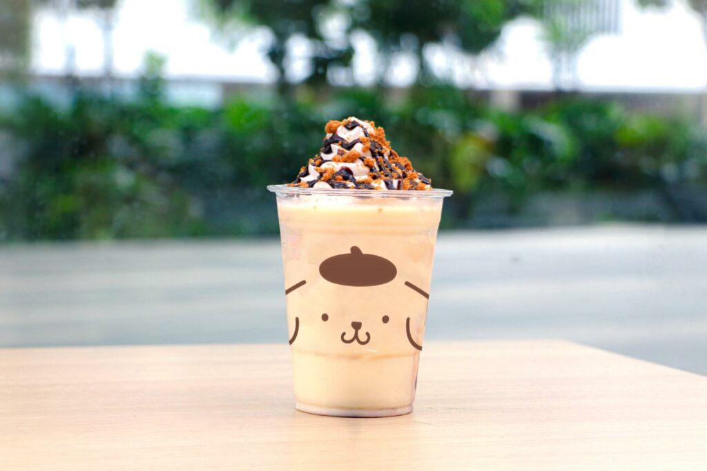 JAPAN RAIL CAFE x Pompompurin_After Onsen Banana Milk 002