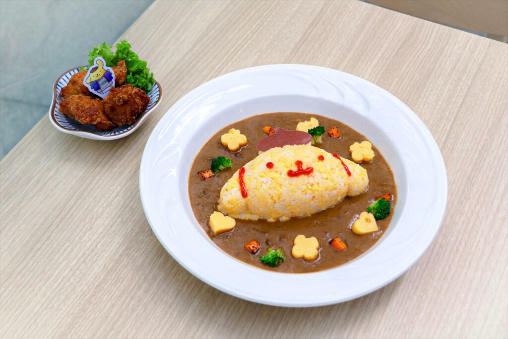 JAPAN RAIL CAFE x Pompompurin_Pompompurin Curry Rice 001