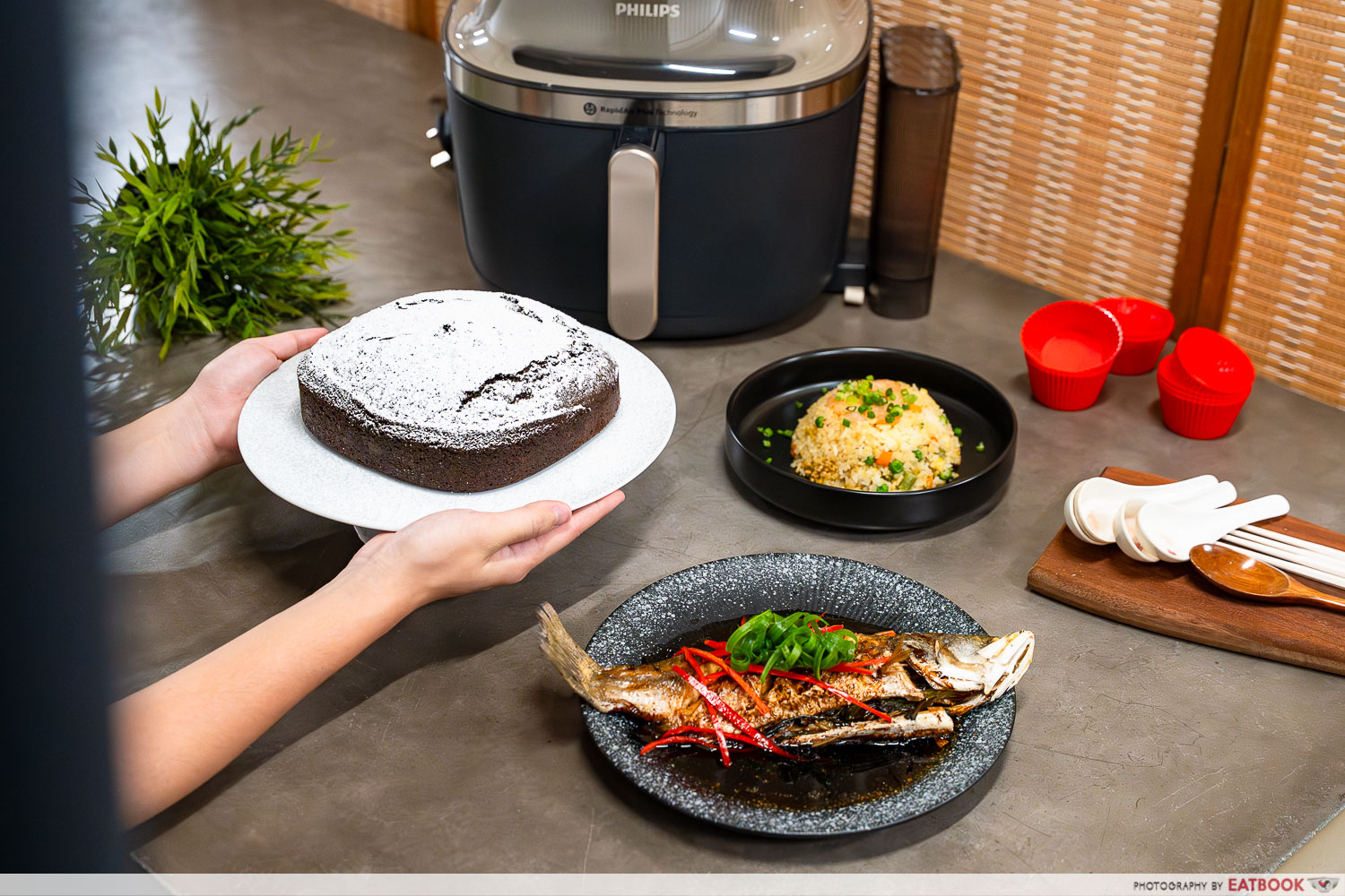 Philips 5000 Series SteamFryer dishes