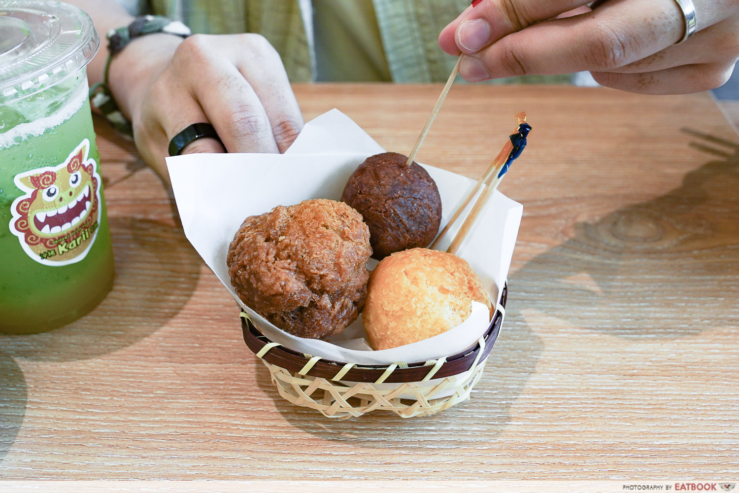 karii-assorted-sata-andagi-interaction