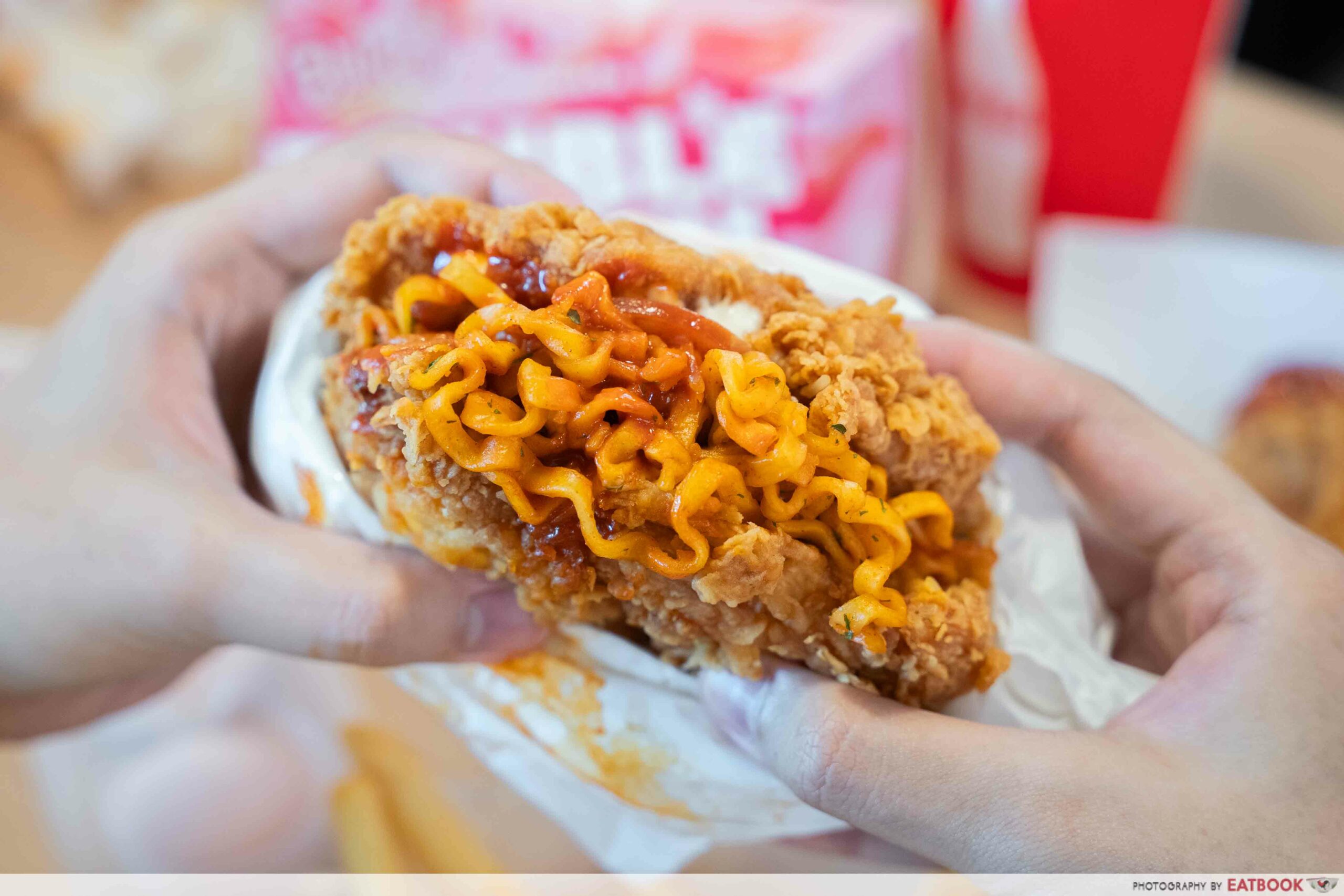 kfc-samyang-buldak-carbonara-series-double-down-interaction