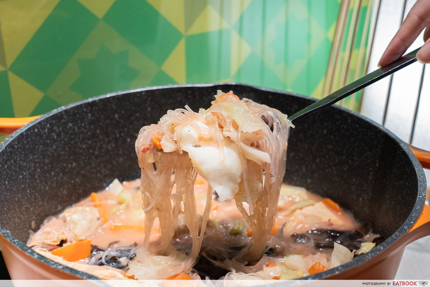 nyonya chap chye close up shot