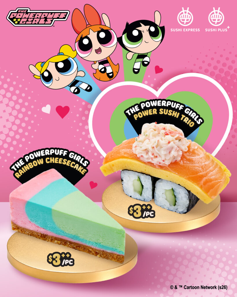Top In Asia | Sushi Express x The Powerpuff Girls: New Collab With ...