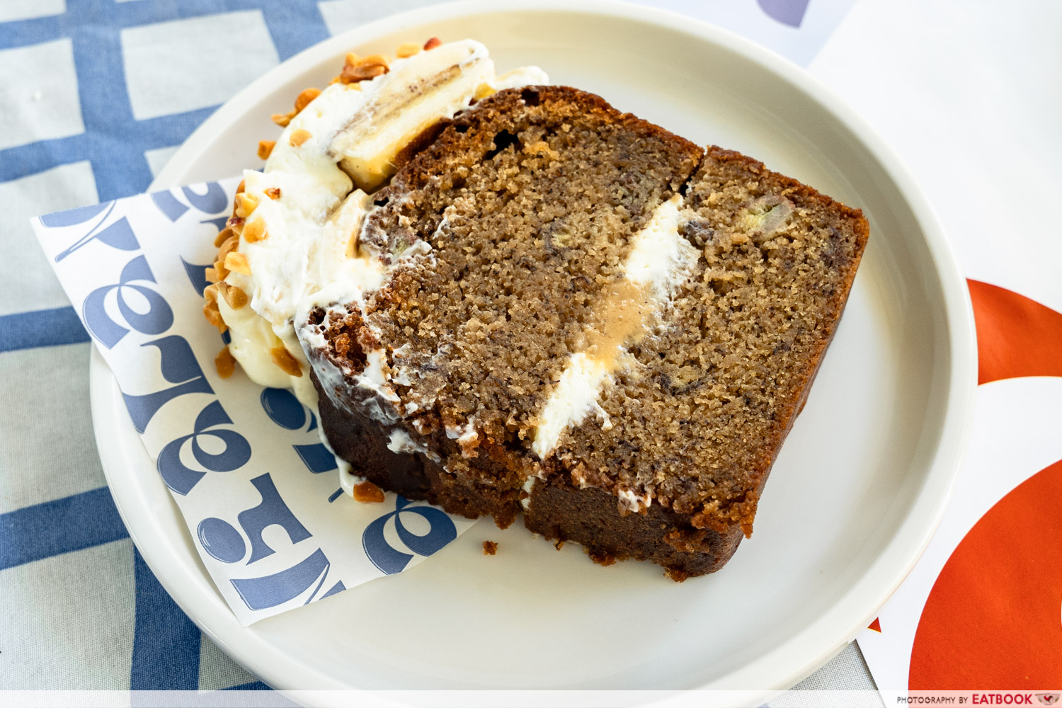 Greek Yoghurt Banana Cake intro shot