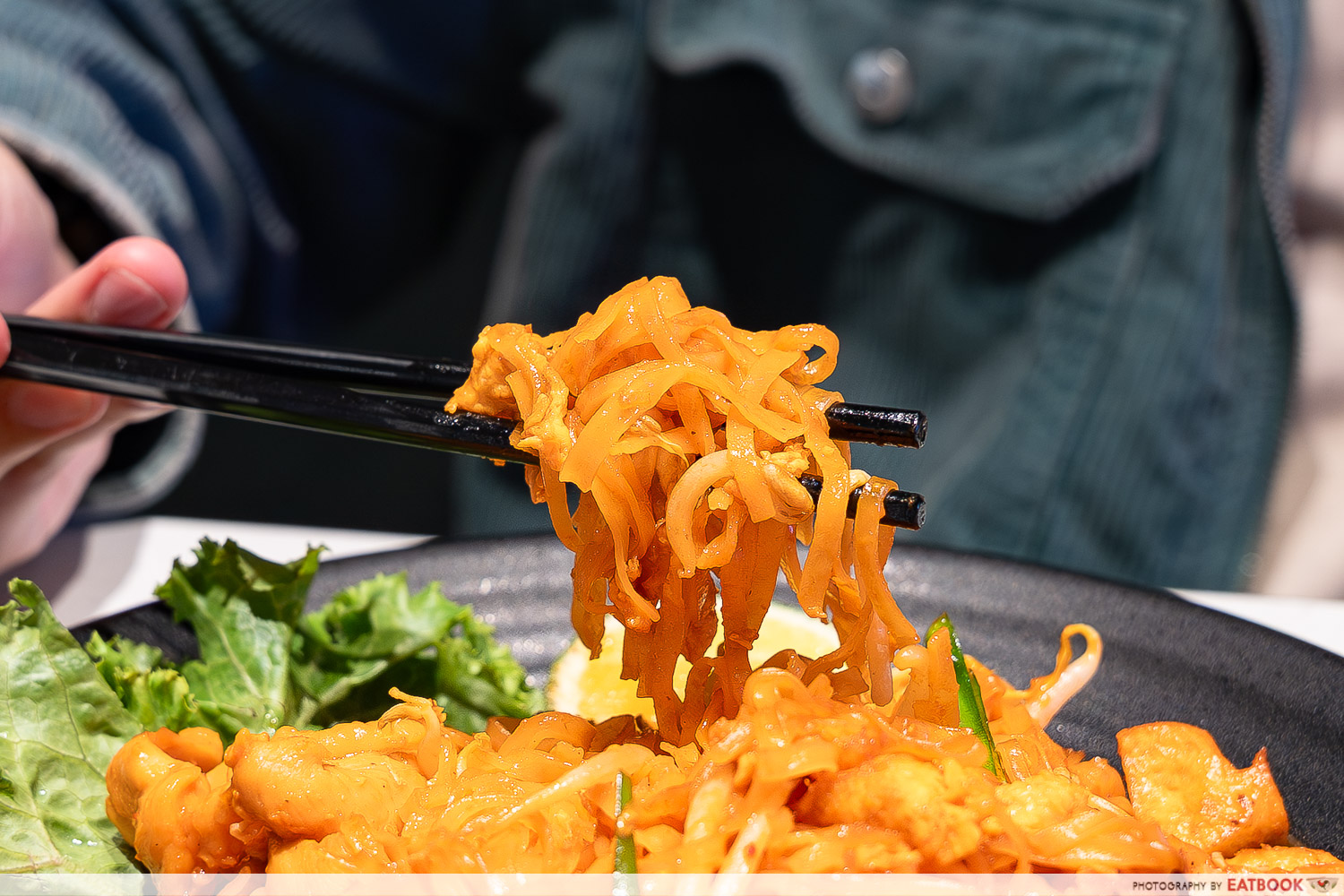 golden egg floss pad thai - northpoint city bagus food hall