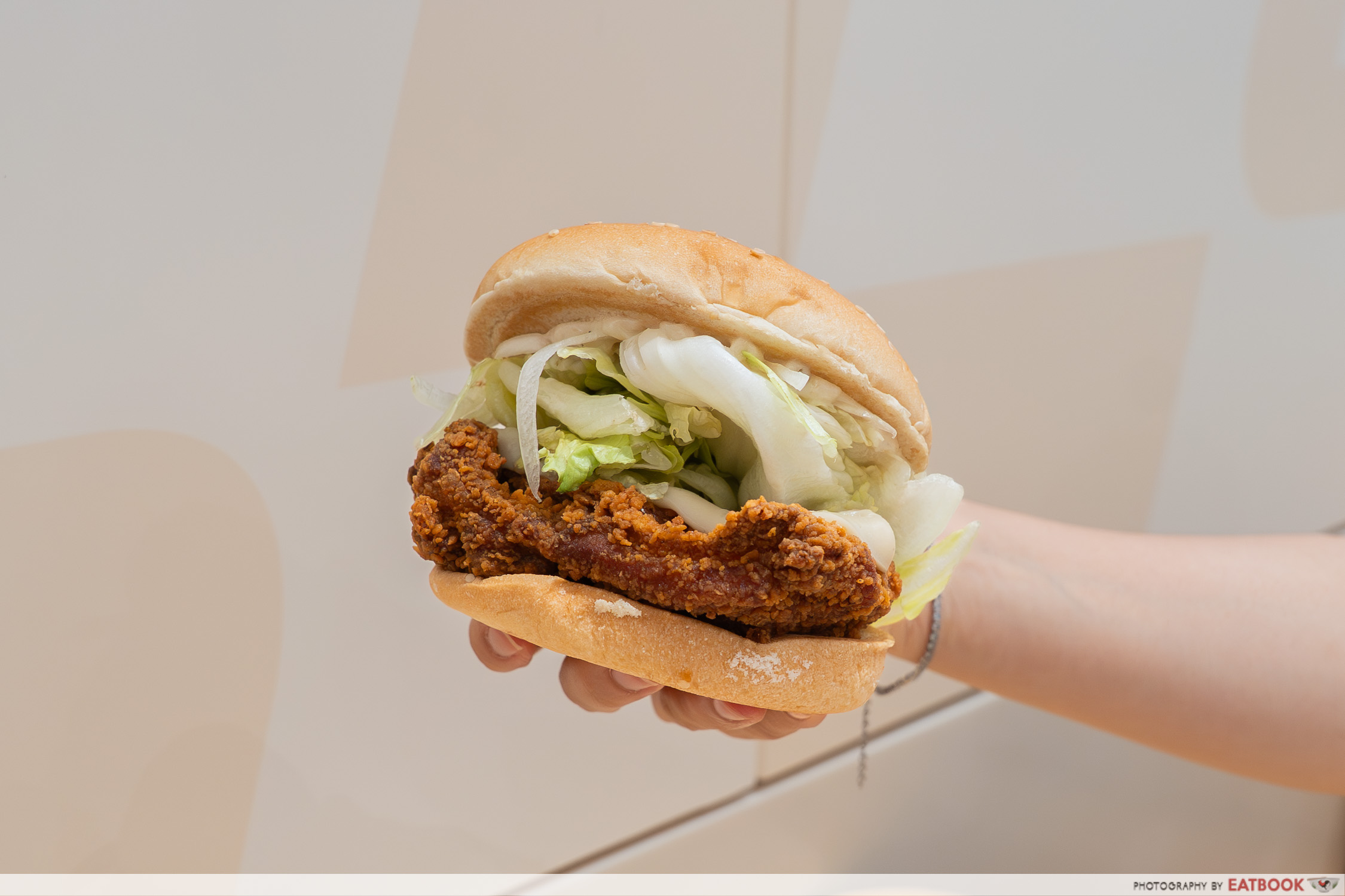 t rex chicken burger lotteria