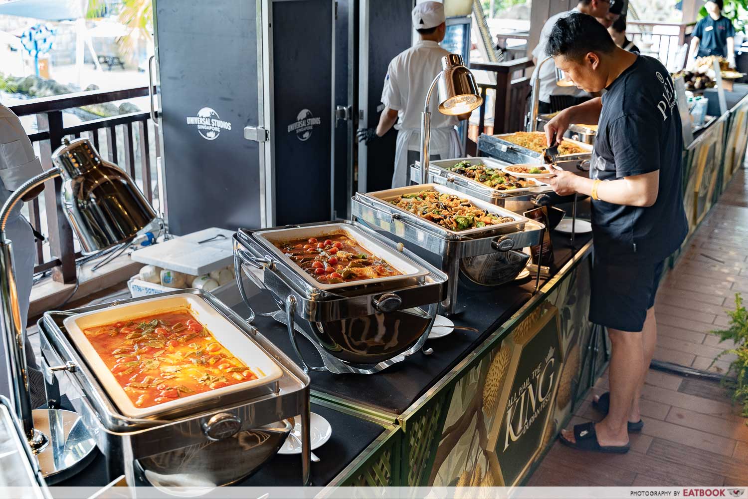 RWS durian buffet hot food