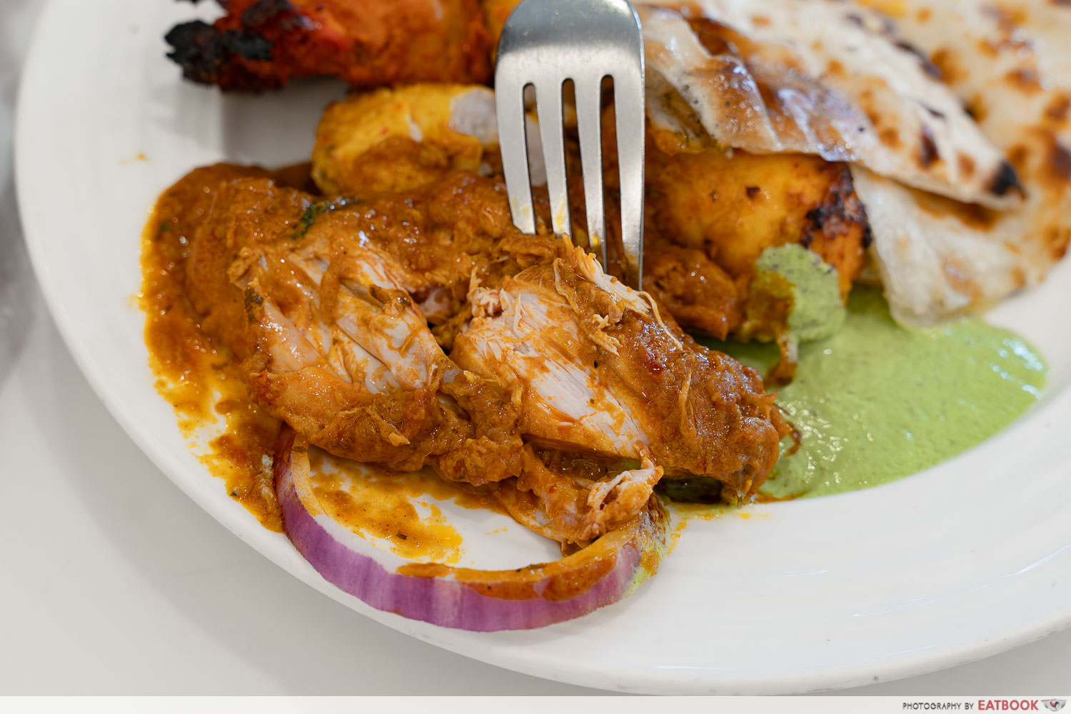chicken masala close up