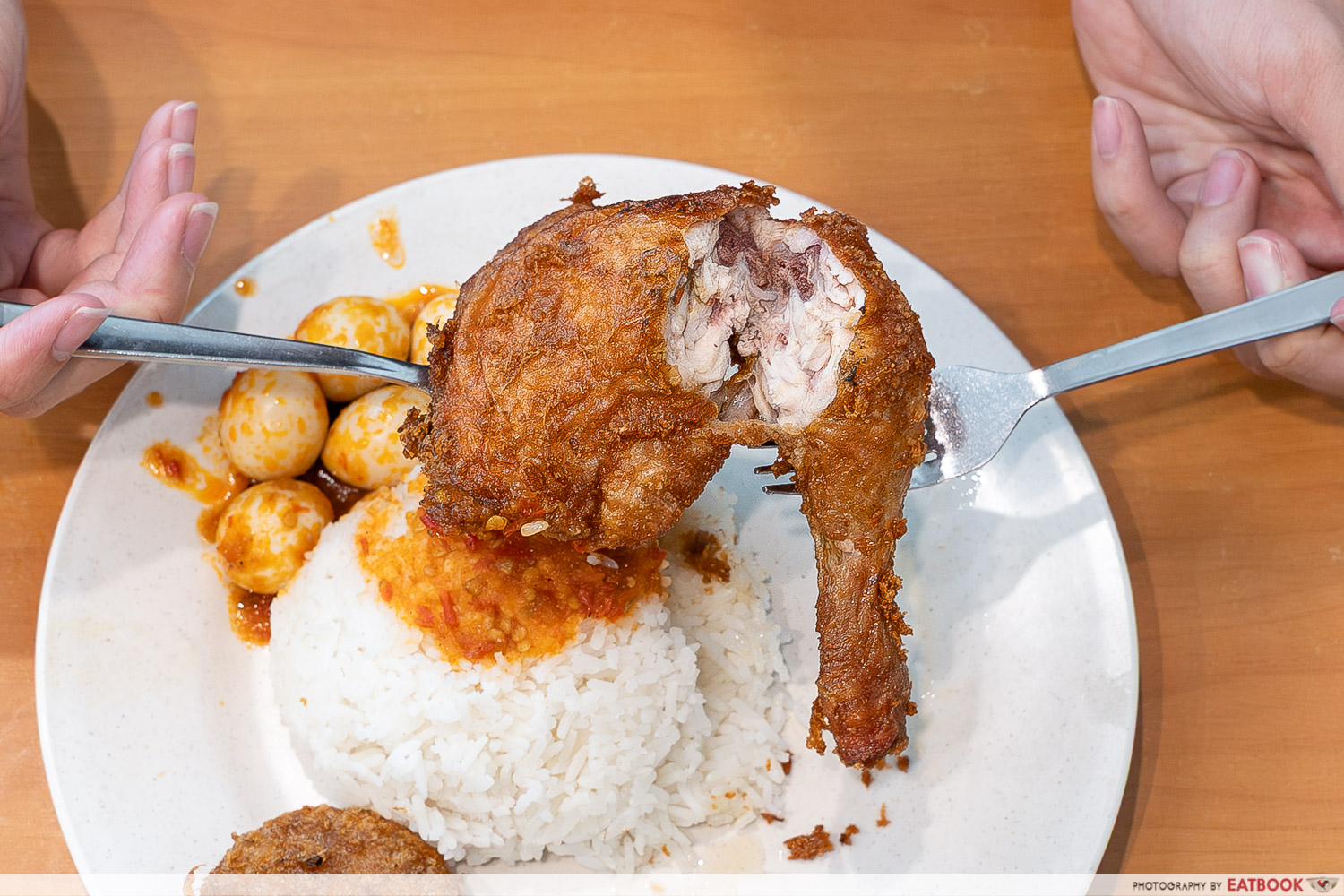 hjh-maimunah-fried-chicken-interaction