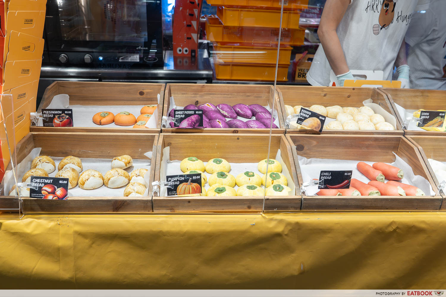 jungnammi vege bread display