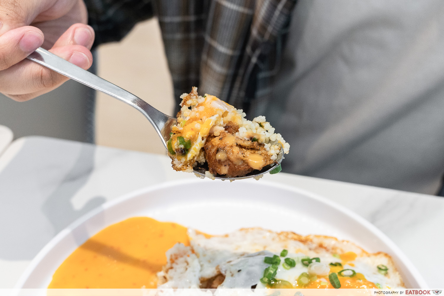 madeline's-original-portuguese-egg-tarts-pan-roasted-african-chicken-establishment-spoon-interaction