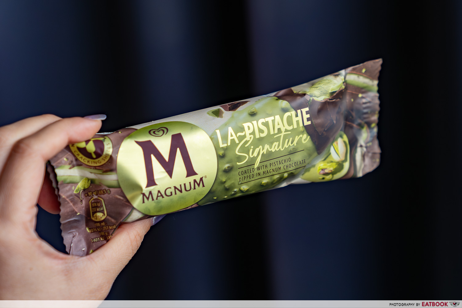 magnum la pistache ice cream