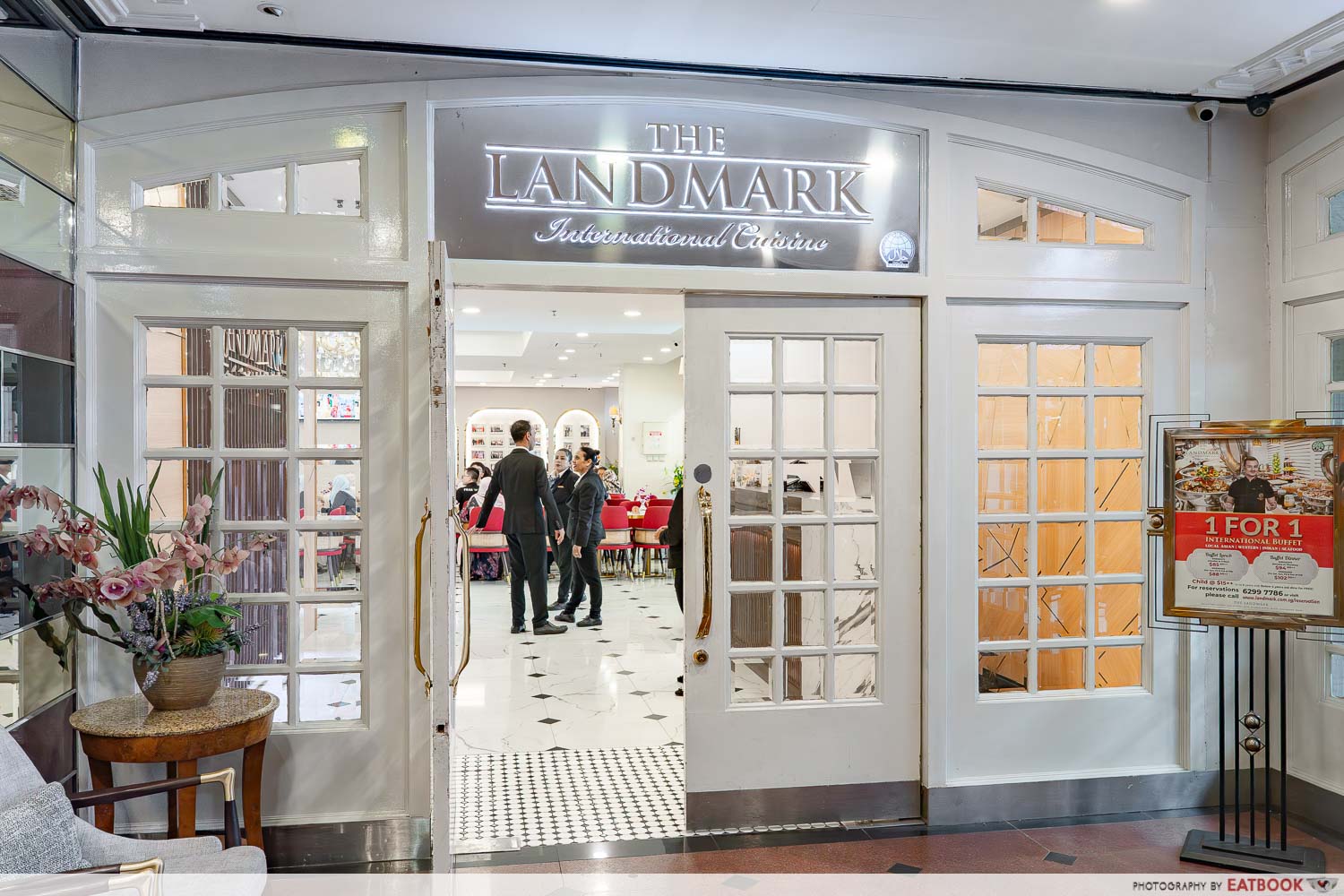 the landmark restaurant bugis storefront