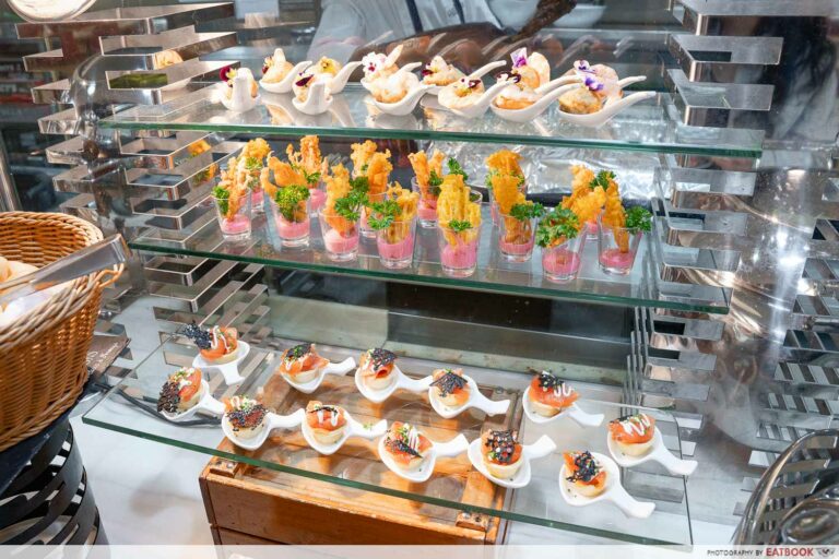 the landmarket buffet appetisers
