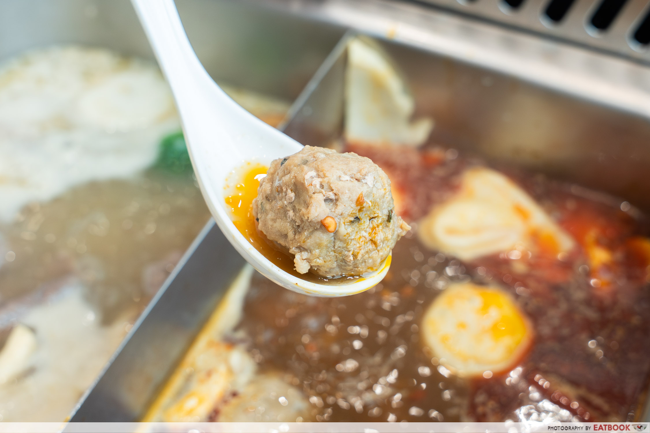 swedish meatballs in mala broth
