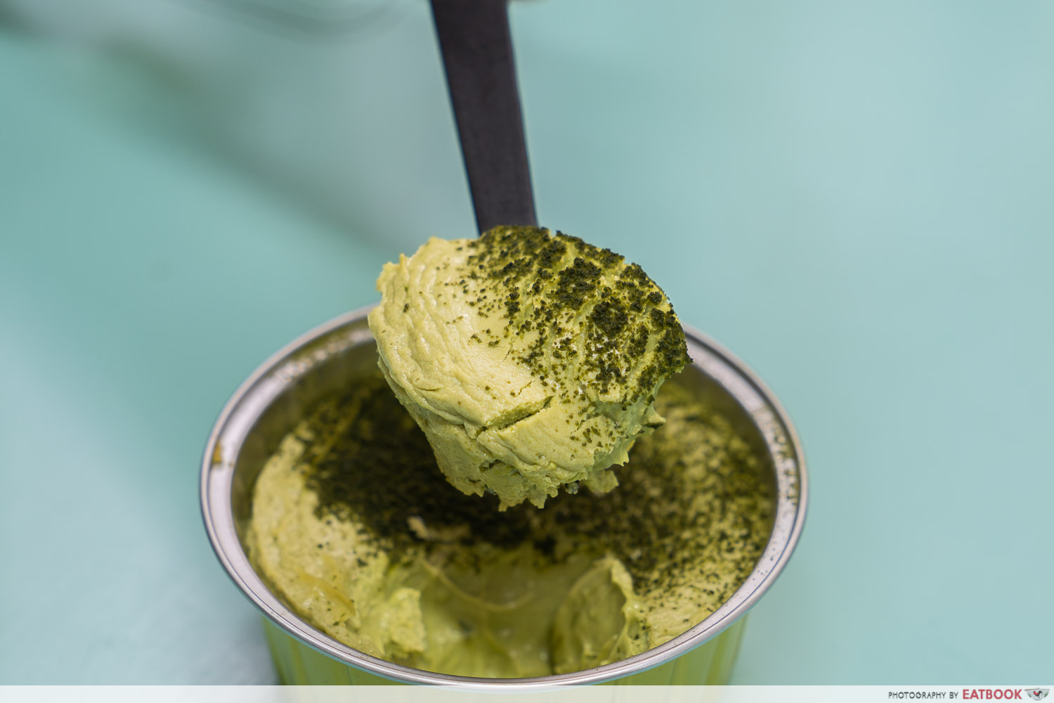 vic's mini lava cheesecake matcha flavour
