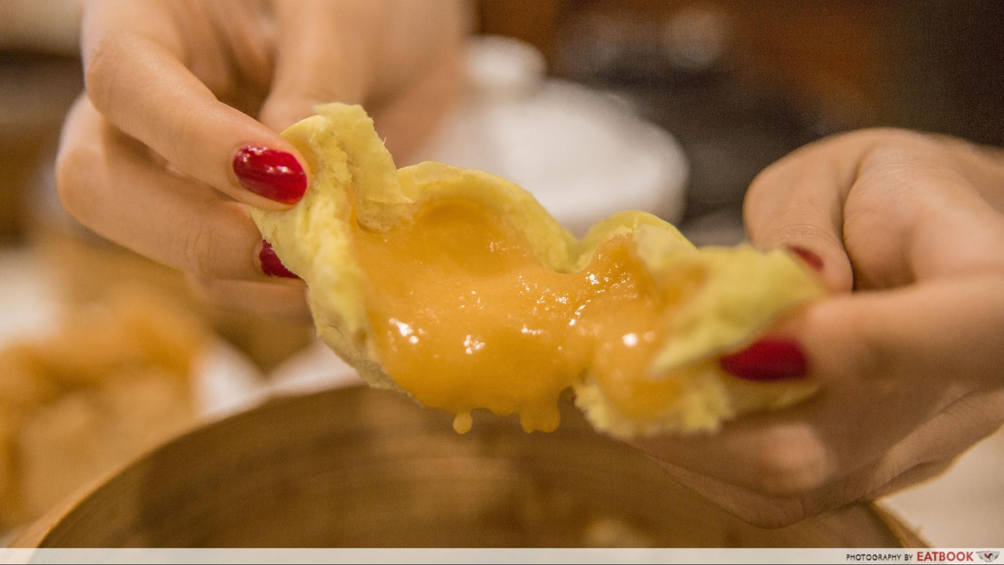yum cha dinner buffet custard bun