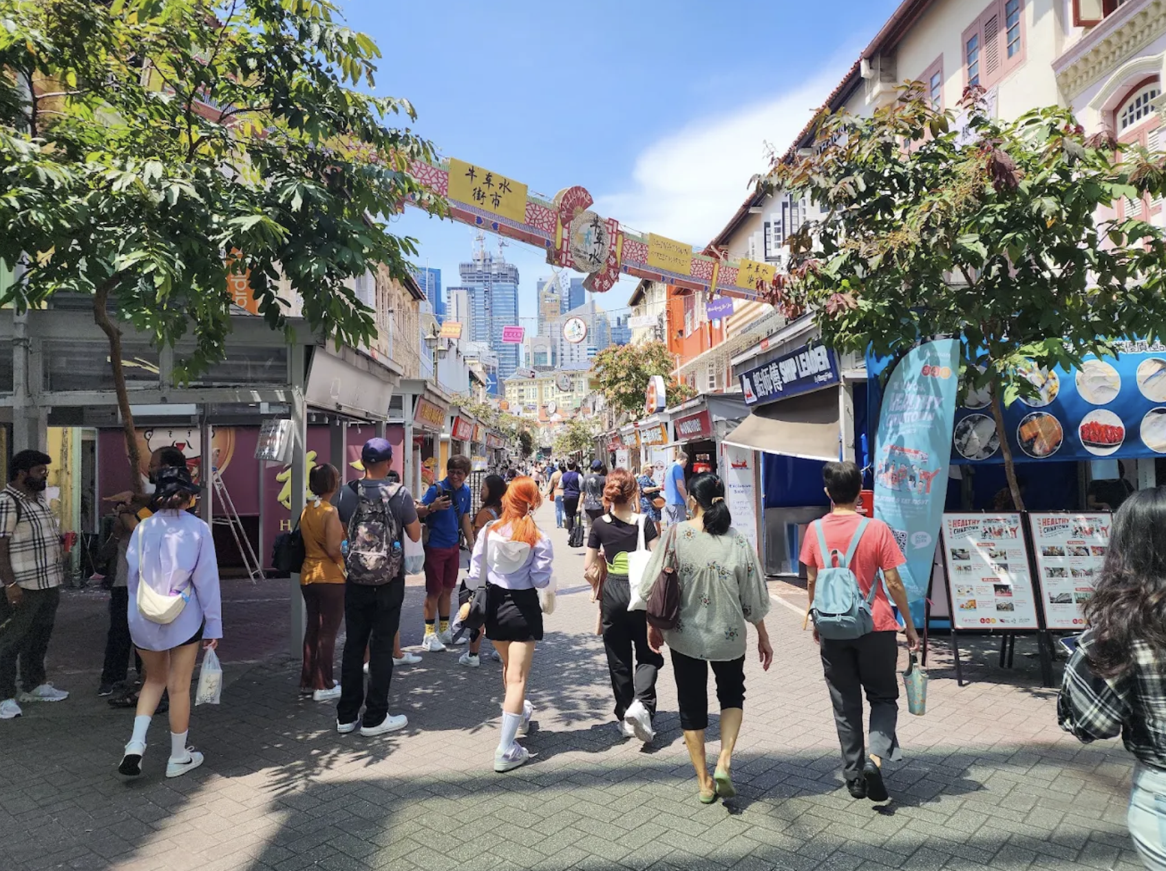 chinatown shopping street