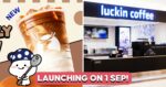 Luckin Coffee Collabs With Quby To Launch Black Sesame Hojicha Latte, Blind Boxes And More