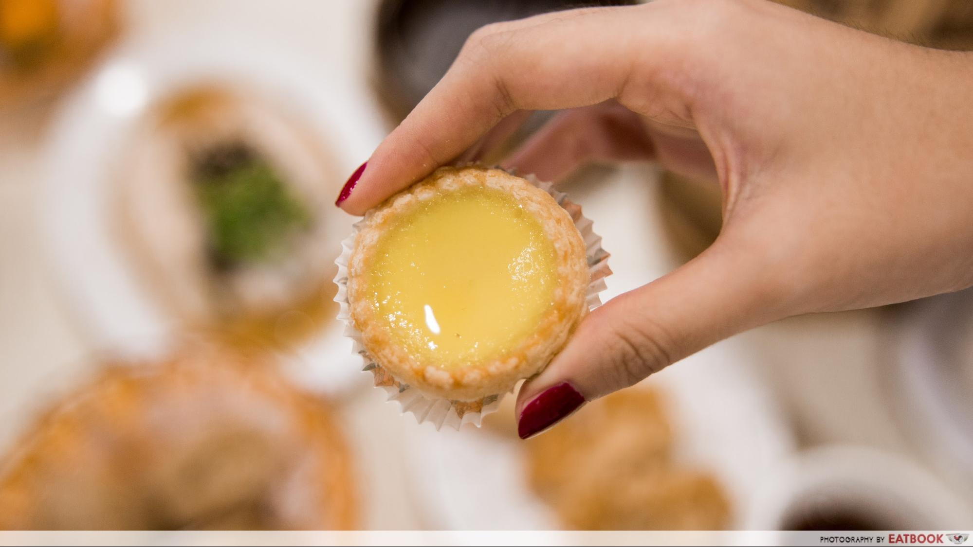 yum cha dinner buffet baked mini egg tart