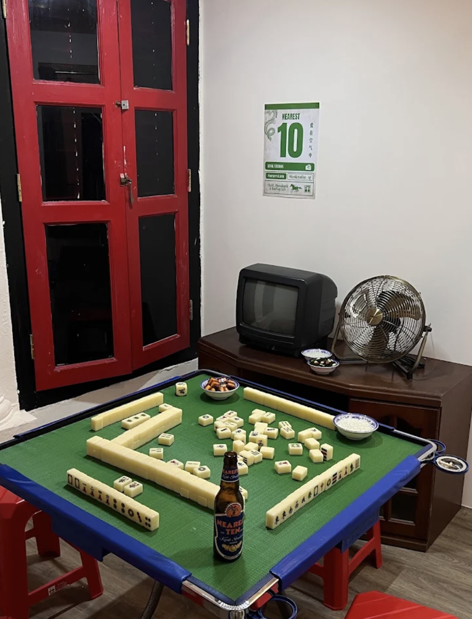 NearesTTen chinatown photo studio with mahjong table