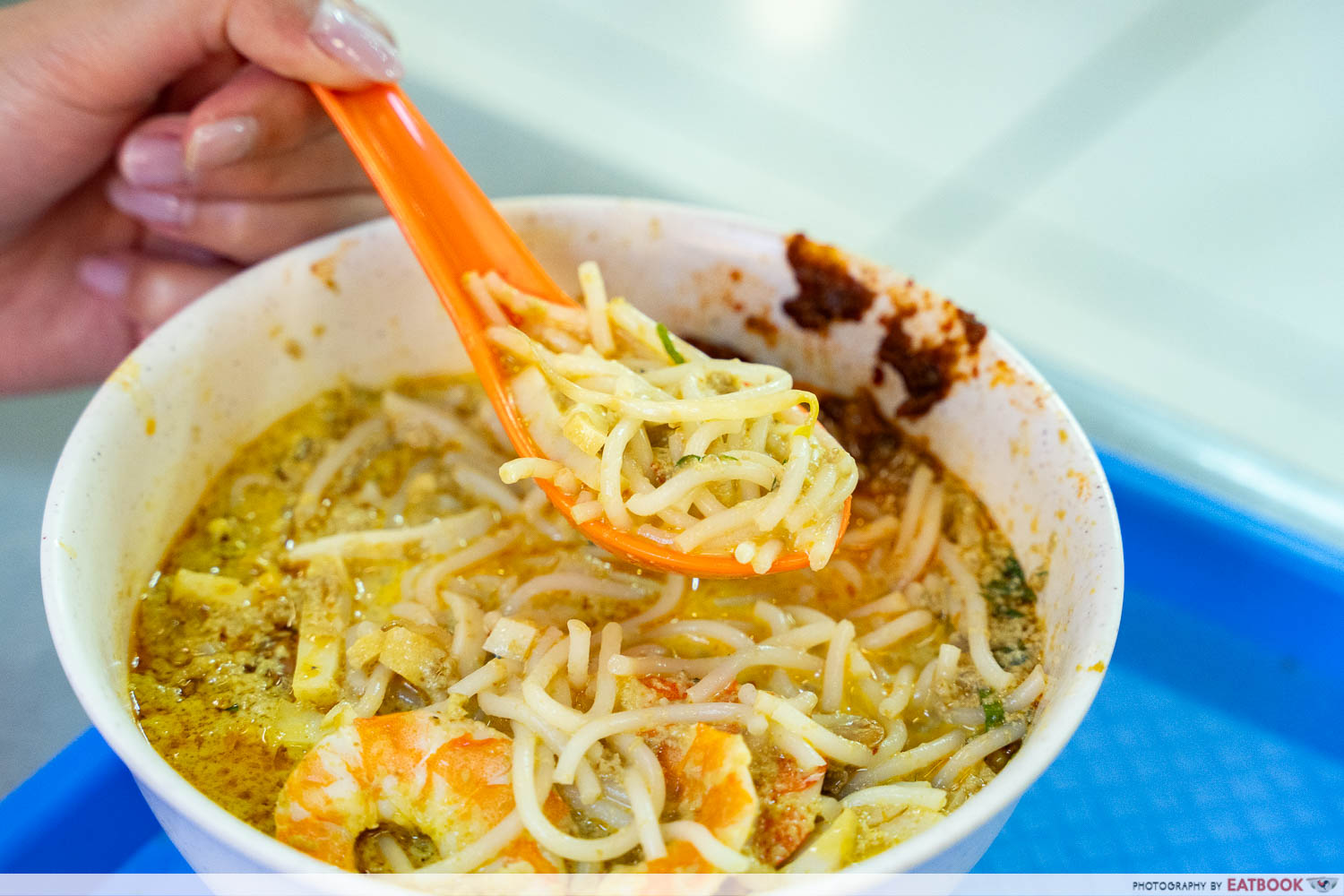 janggut katong laksa interaction shot