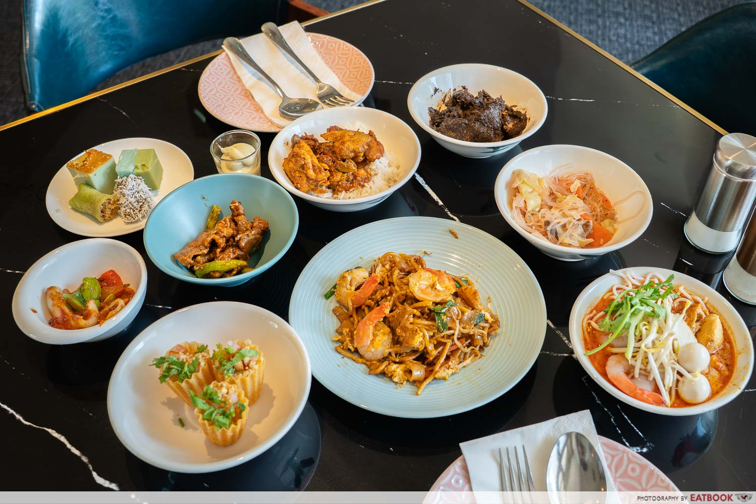 nyonyas and gentlemen flatlay food shot