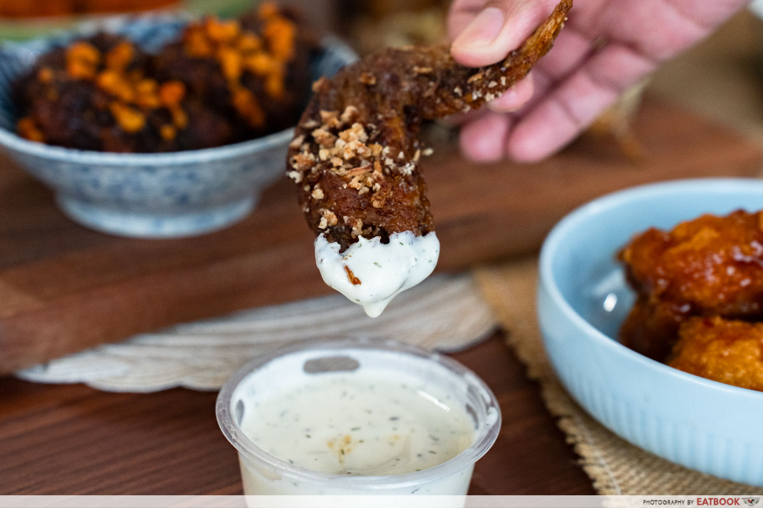 wingstop flavour kecap manis with ranch
