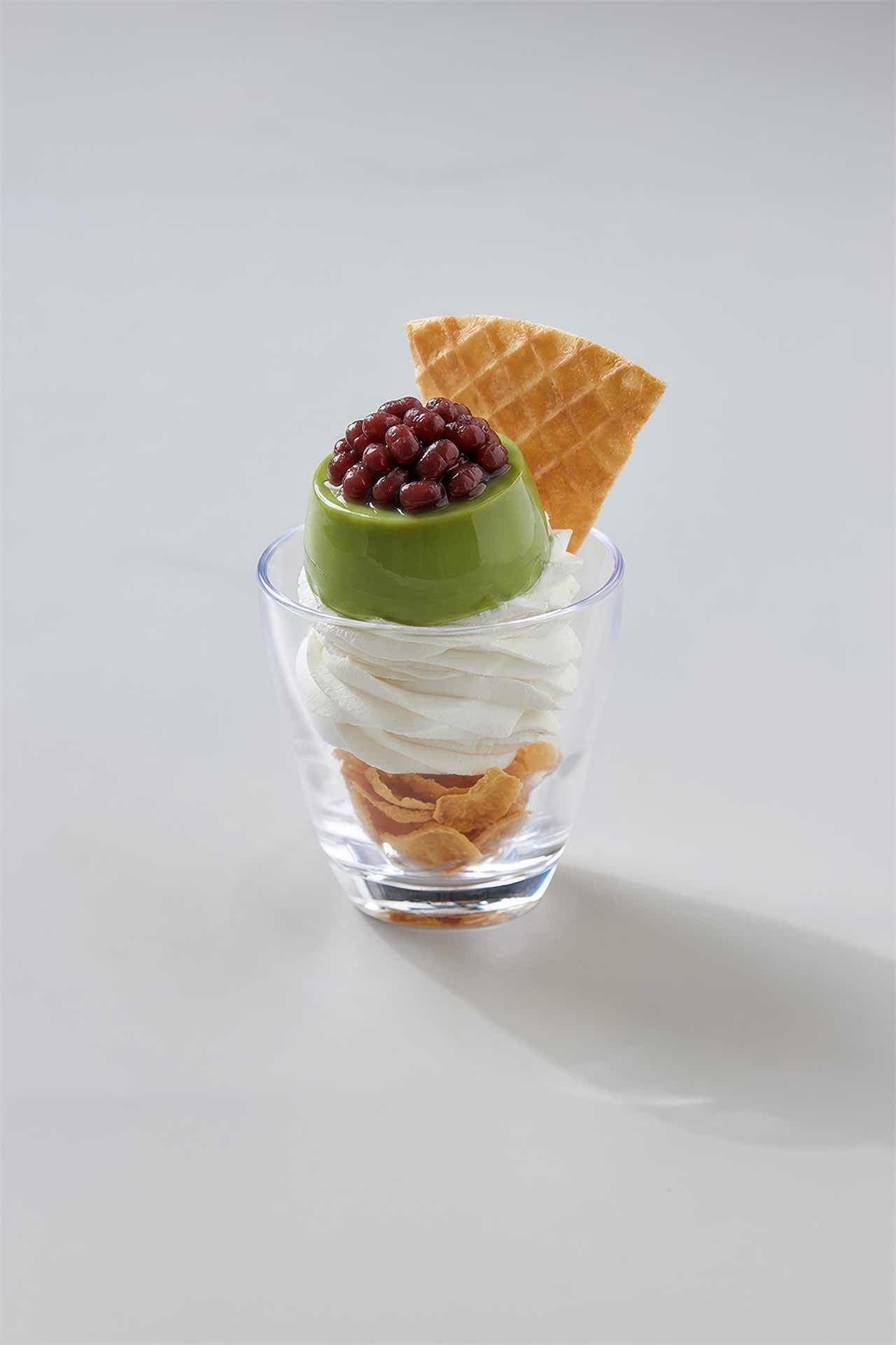 Genki Sushi Crayon Shinchan Azuki Matcha Jelly Soft Serve