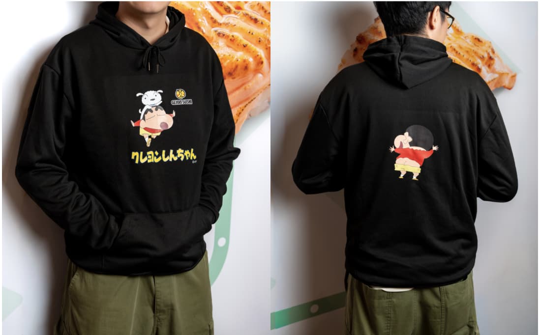 Genki Sushi Crayon Shinchan Hoodie