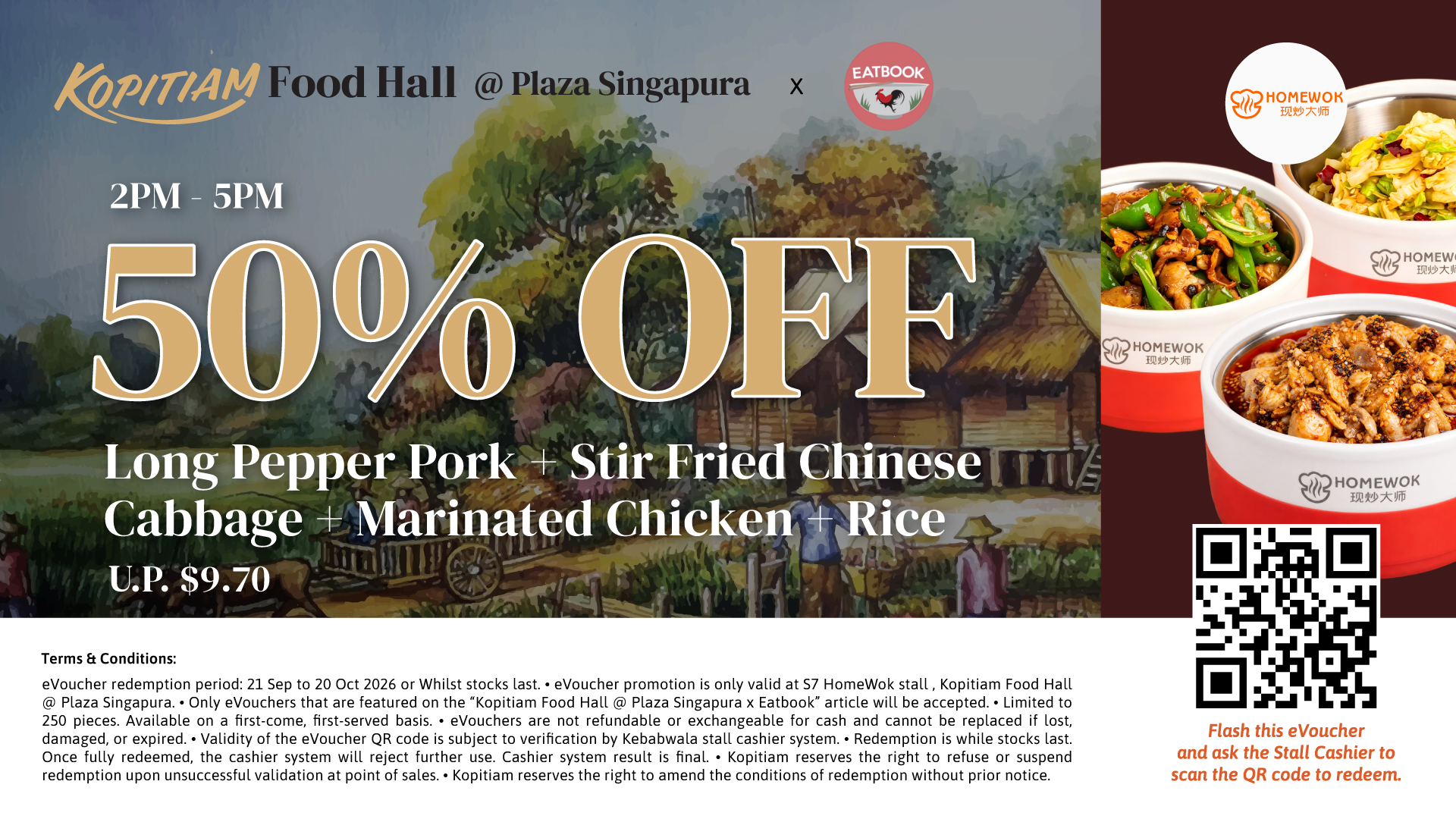 plaza singapura kopitiam - homewok voucher