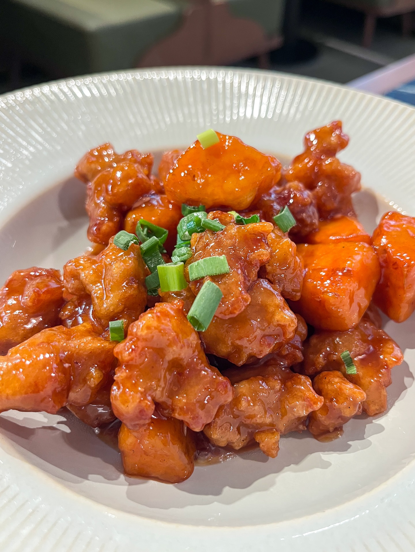 sweet and sour pork dish