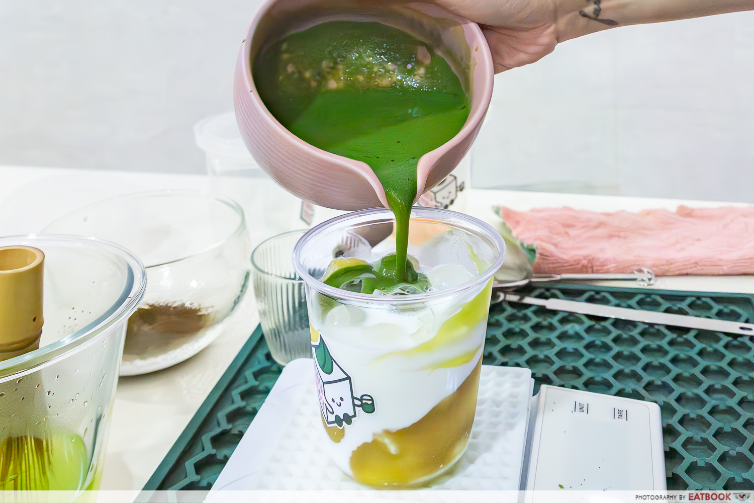 tofu tofu kaya matcha