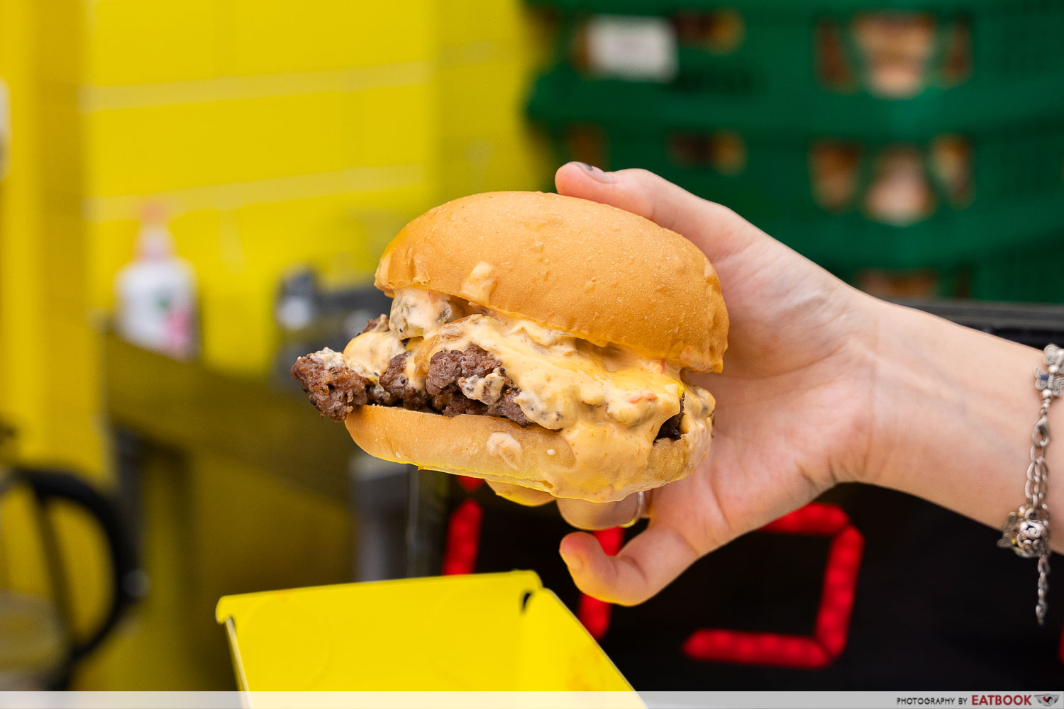 smashed burger - house smashed