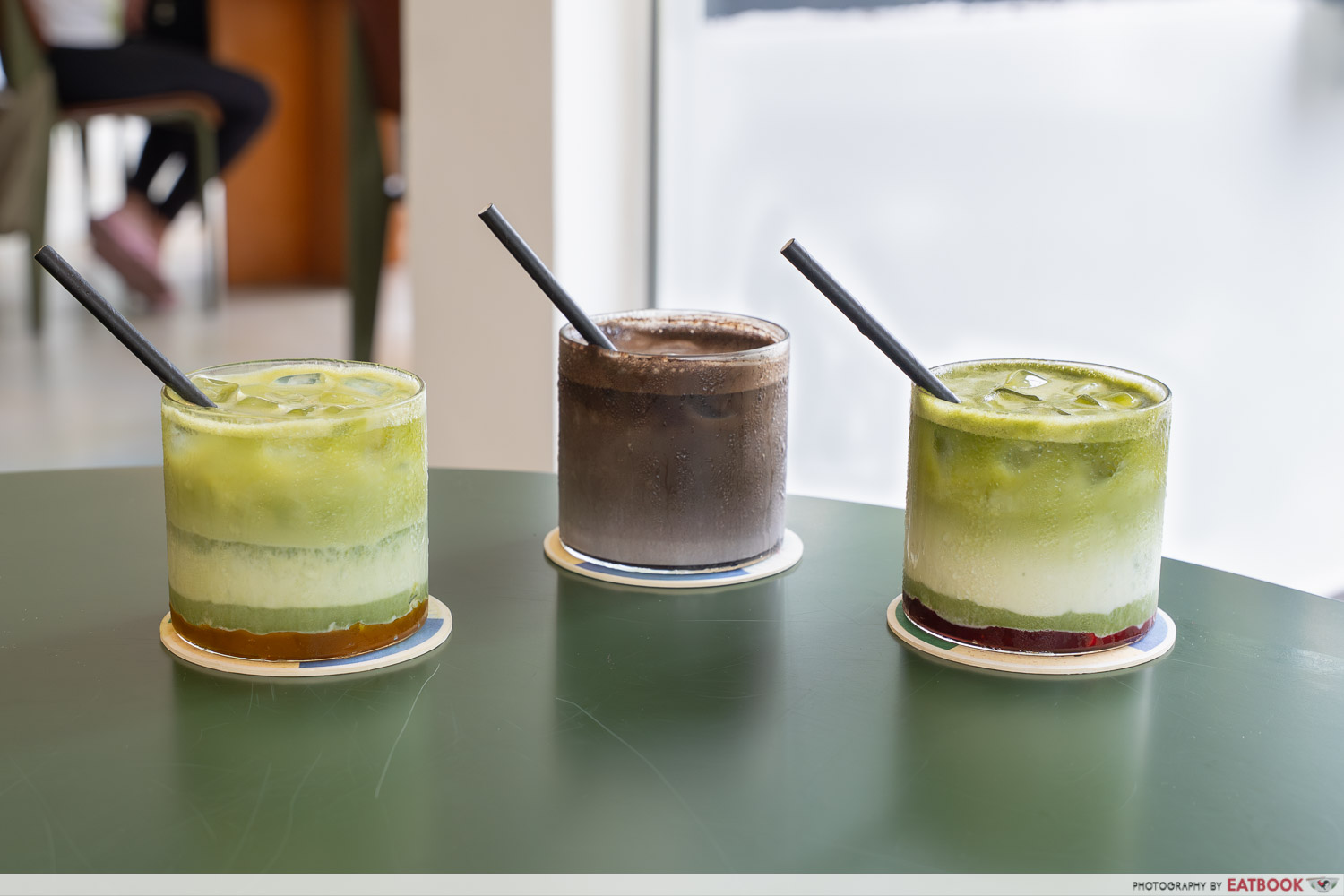 Matcha and Hojicha Latte group shot