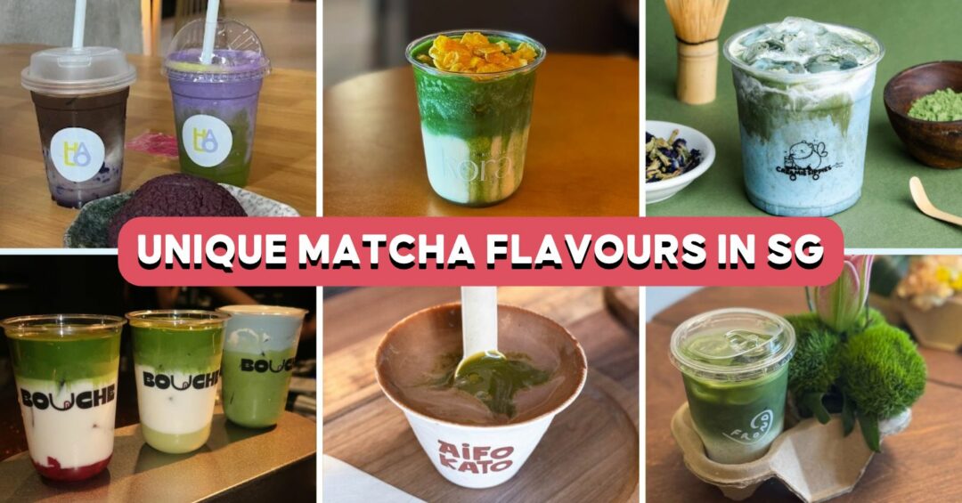 unique matcha flavours feature image