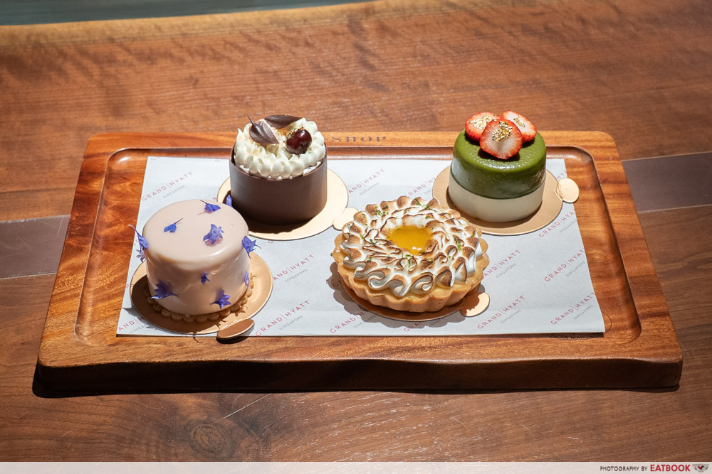 the shop grand hyatt singapore - cakes intro