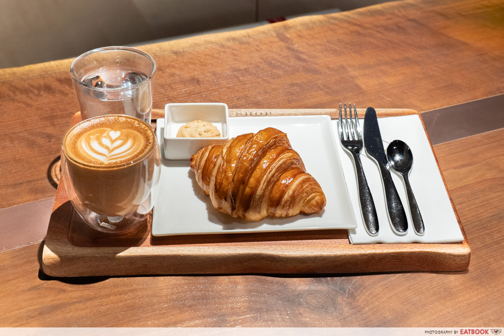 the shop grand hyatt singapore - daily brew and bakes set croissant